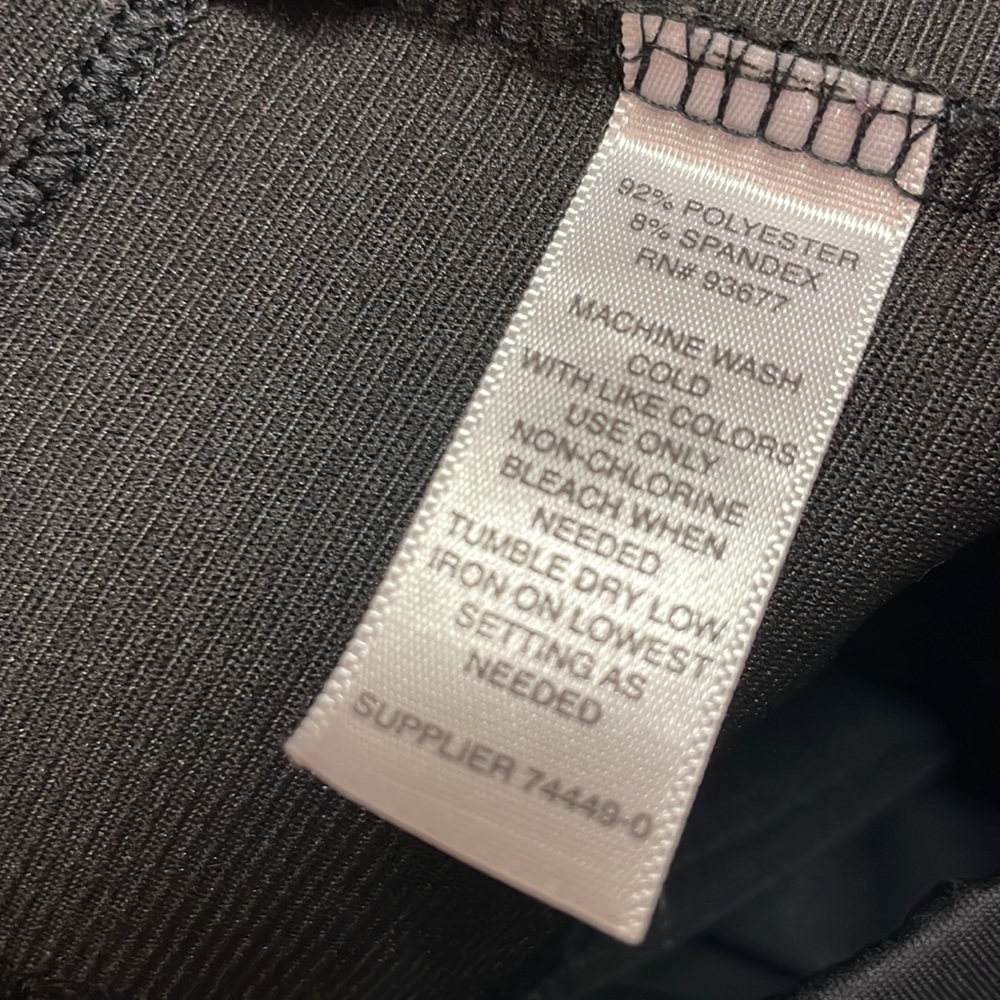 Belle & Sky Black Dressy Leggings - Picture 6 of 8